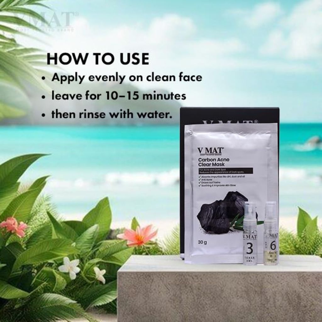 VMAT Carbon Acne Clear Facial Kit